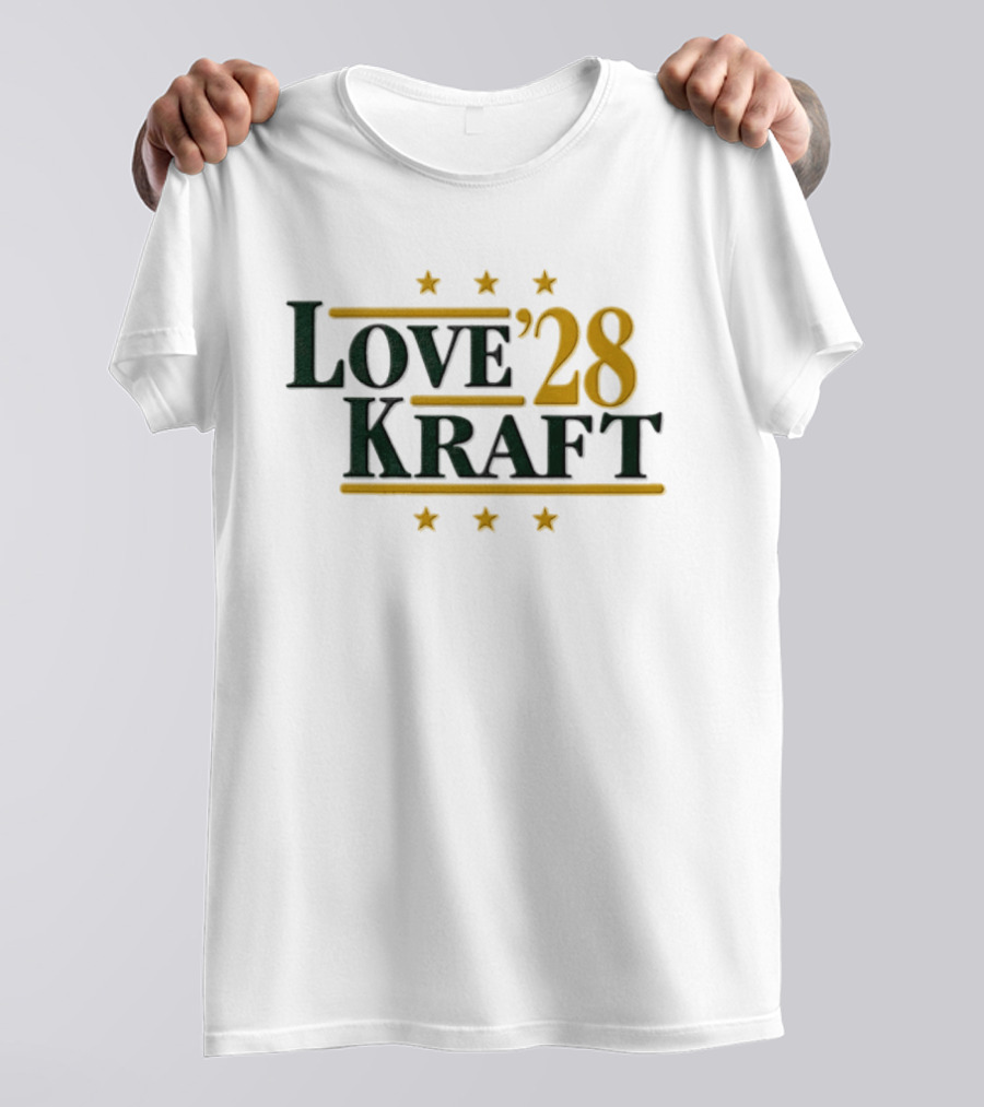 Love '28 Kraft Green Bay Packers T-Shirt
