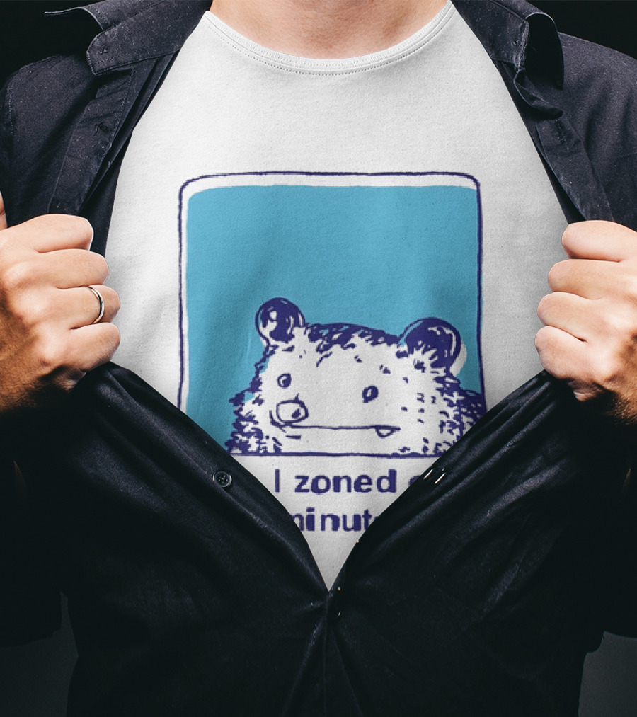 Opossum Idk I Zoned Out Like 5 Minutes Ago Funny Animal Humor T-Shirt