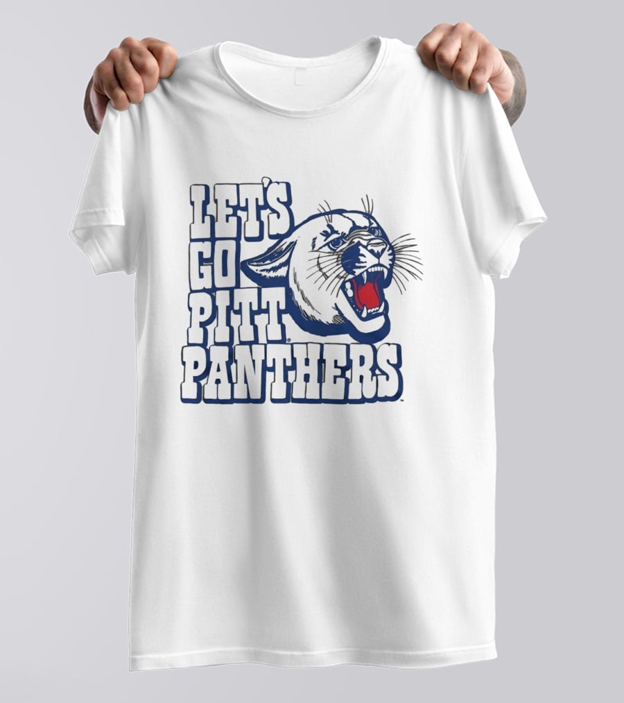 Let's Go Pitt Panthers Roaring Panther T-Shirt
