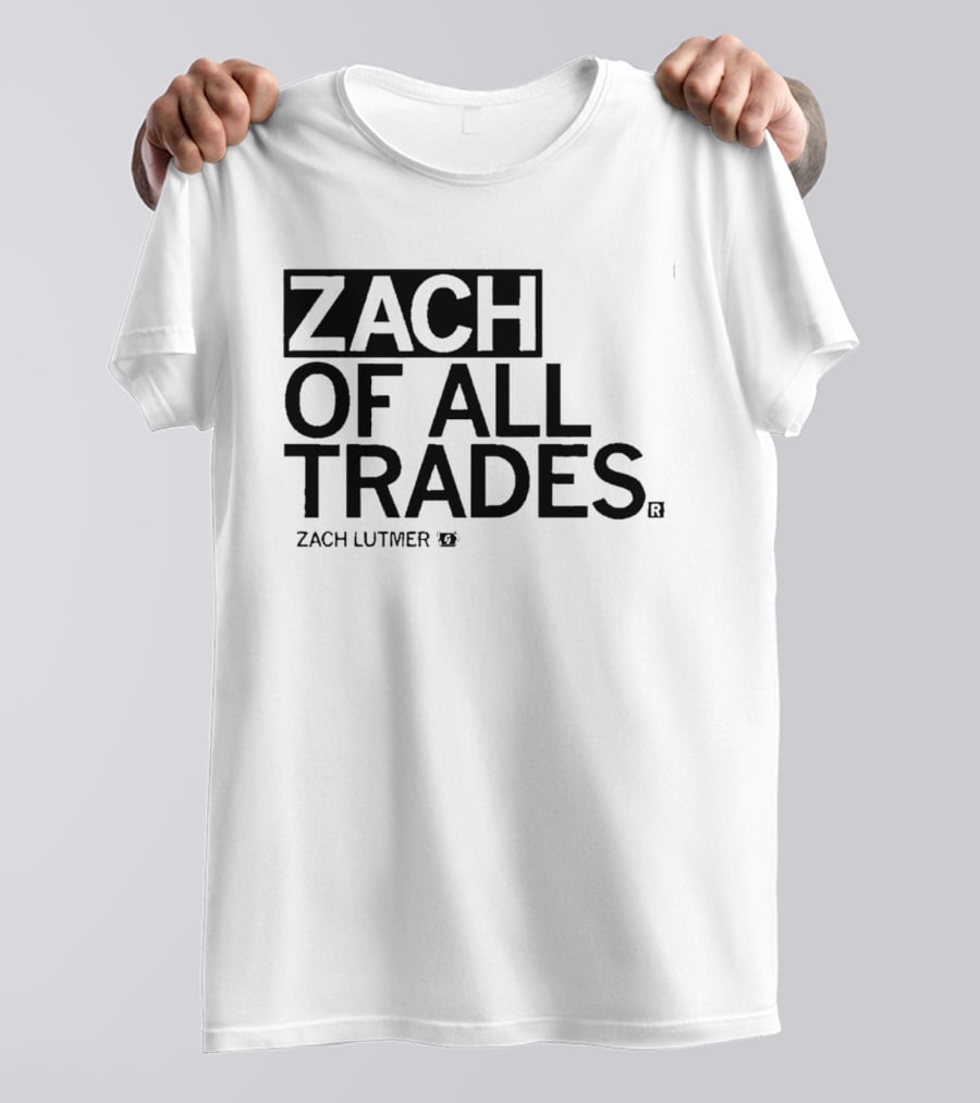 Zach Of All Trades Zach Lutmer Iowa Hawkeyes T-Shirt