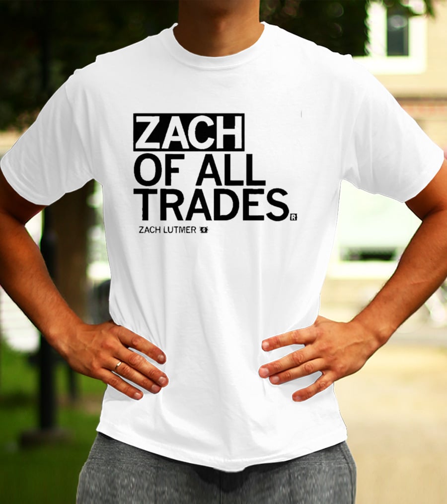 Zach Of All Trades Zach Lutmer Iowa Hawkeyes T-Shirt