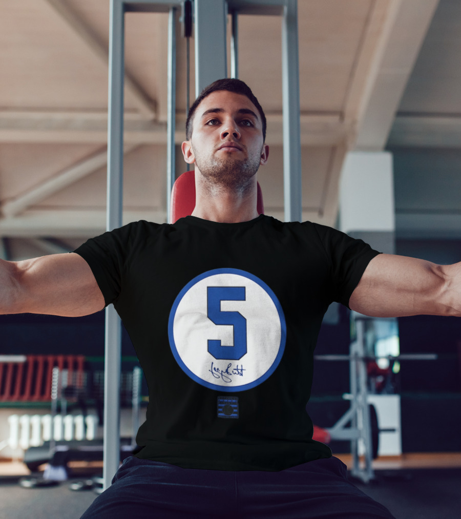 George Brett Number 5 Kansas City Royals MLB Signature Edition T-Shirt