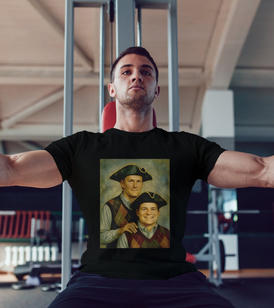 Tom Brady Drake Maye Step Brothers Colonial Costume T-Shirt