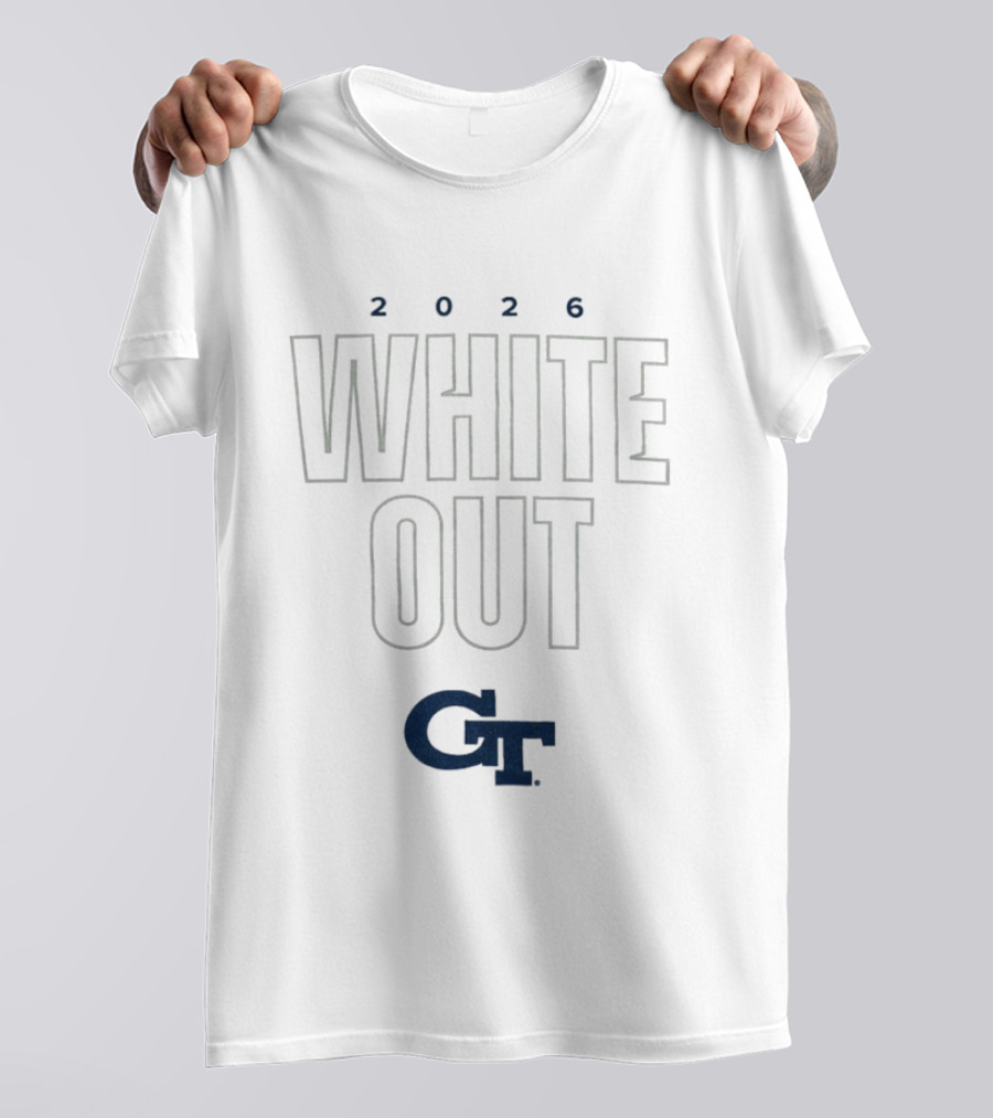 2026 White Out GT Football Event T-Shirt