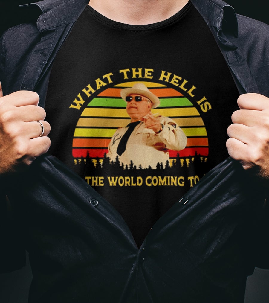 What The Hell Is The World Coming To Sheriff Buford Justice T-Shirt