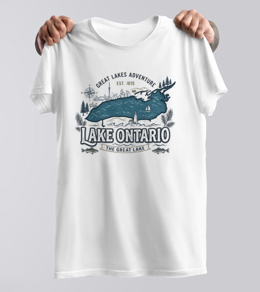 Great Lakes Adventure Lake Ontario The Great Lake Est. 1913 T-Shirt