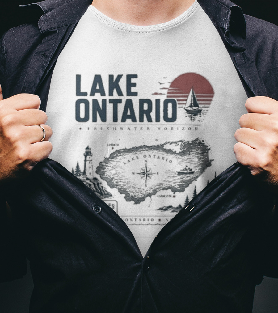Lake Ontario Exploration Program 2026 Great Lakes Region History Nature Adventure T-Shirt