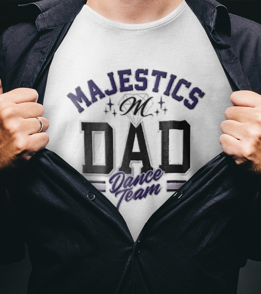 Majestics Dad Dance Team Diamond Sparkles T-Shirt
