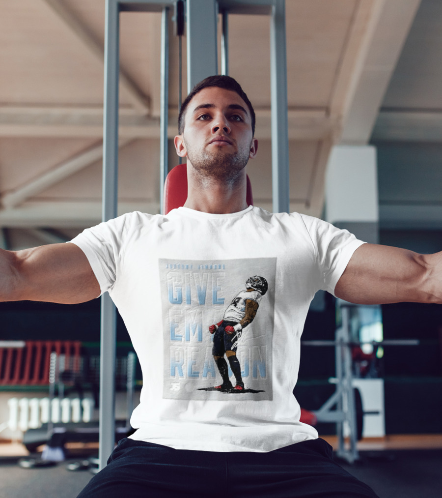 Tennessee Titans Give Em A Reason Jeffery Simmons 98 Flexing T-Shirt