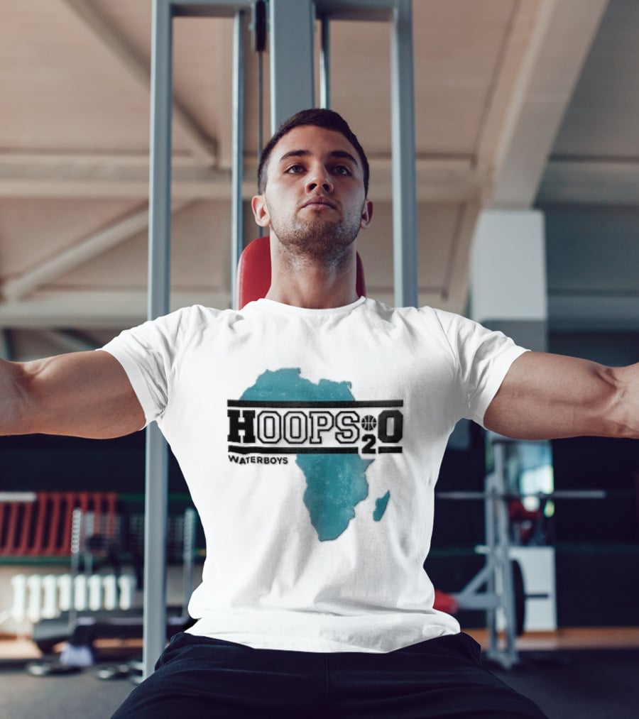Waterboys Hoops H2o Distressed Africa Continent Map T-Shirt