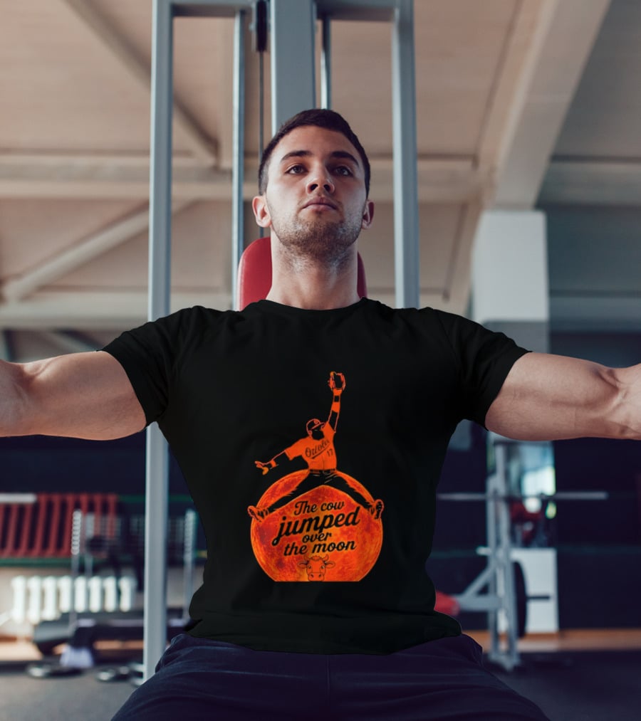 Colton Cowser The Cow Jumped Over The Moon Baseball Catcher T-Shirt