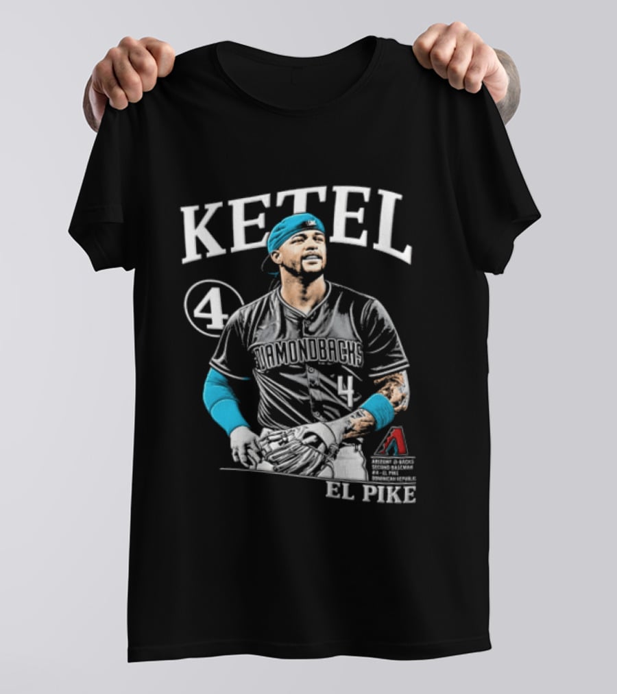 Ketel Marte 4 El Pike Dominican Arizona Diamondbacks MLB T-Shirt