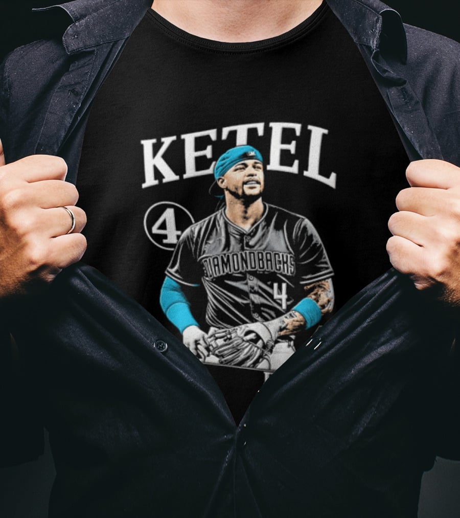 Ketel Marte 4 El Pike Dominican Arizona Diamondbacks MLB T-Shirt