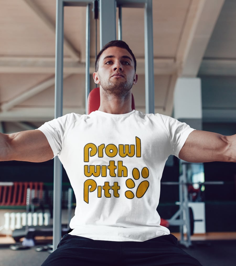 Prowl With Pitt Paw Print Pittsburgh Spirit T-Shirt