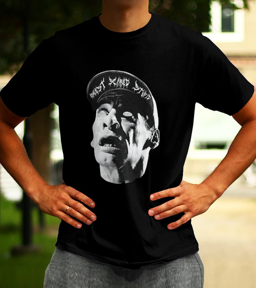 Ernest Scared Stupid Horror Movie Face T-Shirt