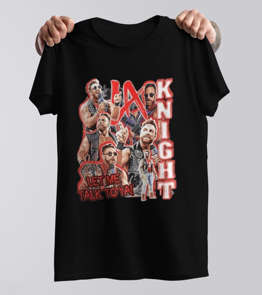 LA Knight Let Me Talk To Ya WWE Superstar T-Shirt