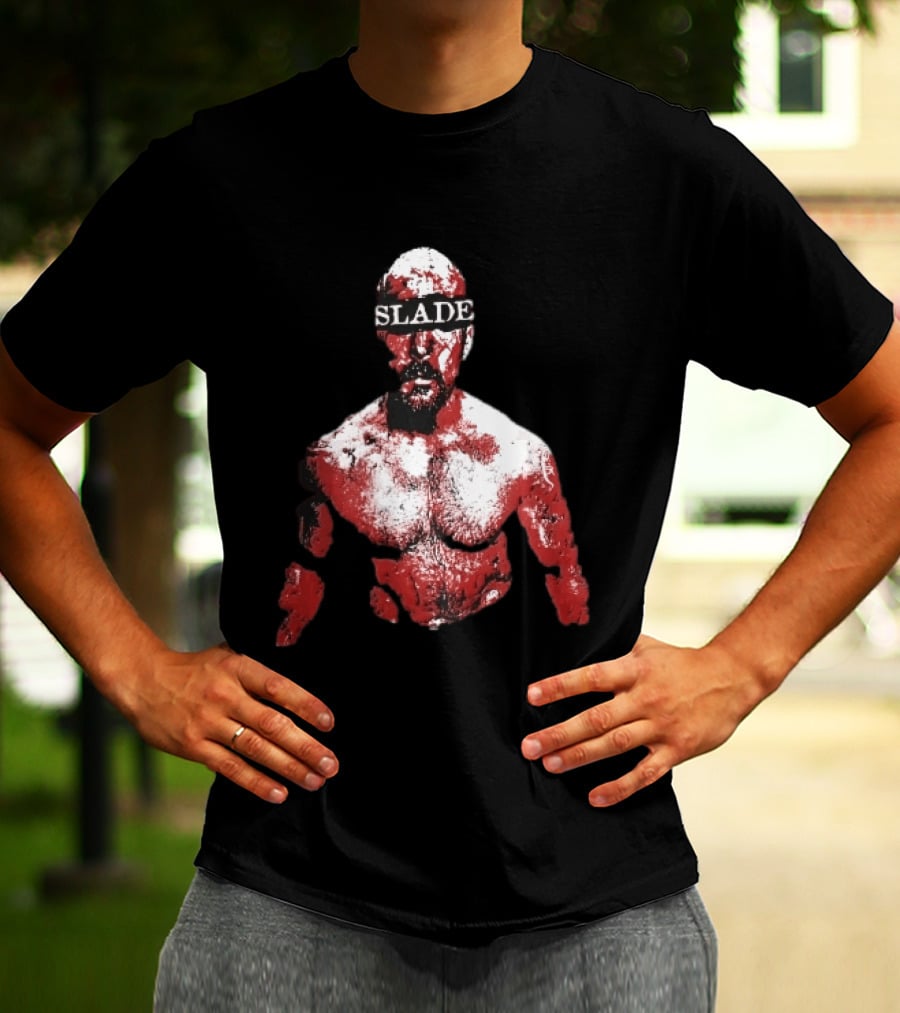 Slade Warrior Bleeding Covered In Blood Bold Headband T-Shirt
