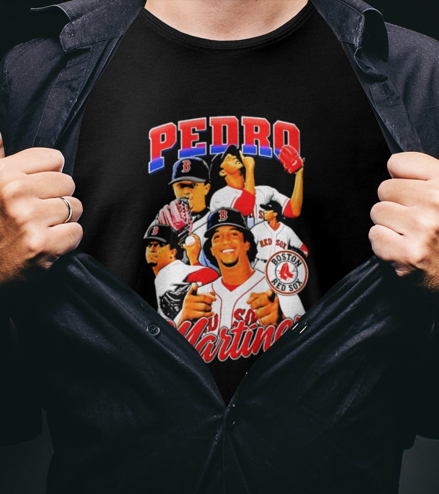 Pedro Martinez Boston Red Sox MLB Legends 2026 T-Shirt