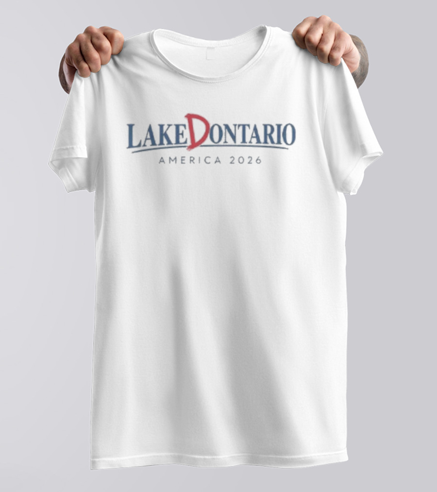 Lake Dontario America 2026 Red D T-Shirt