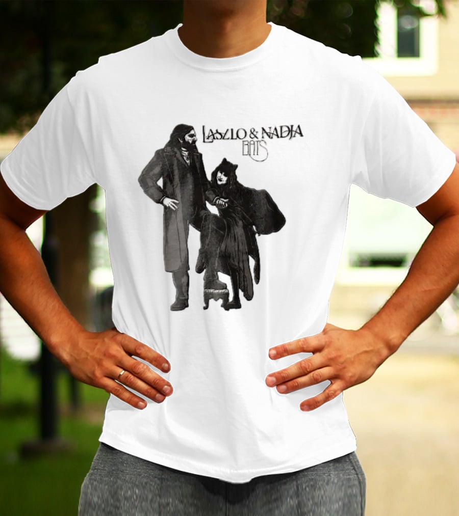 Laszlo And Nadja Bats Gothic Vampire Couple T-Shirt