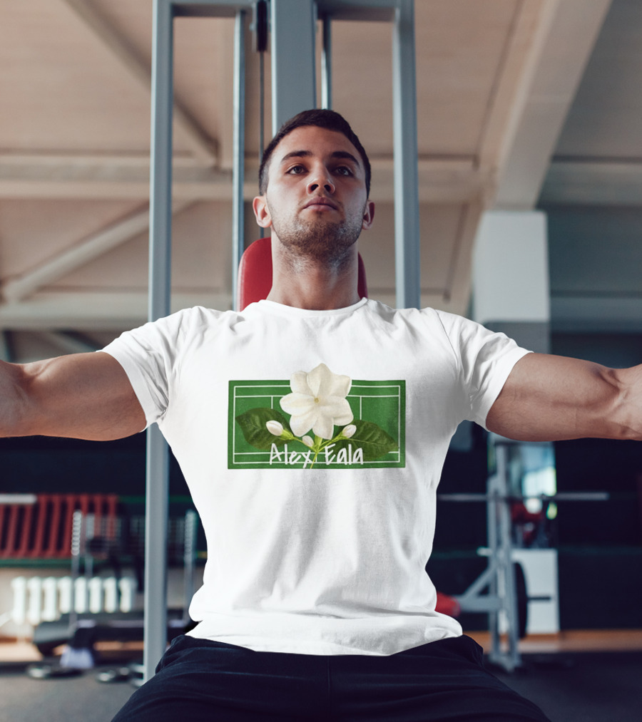 Alex Eala Sampaguita Tennis Court Blossom T-Shirt