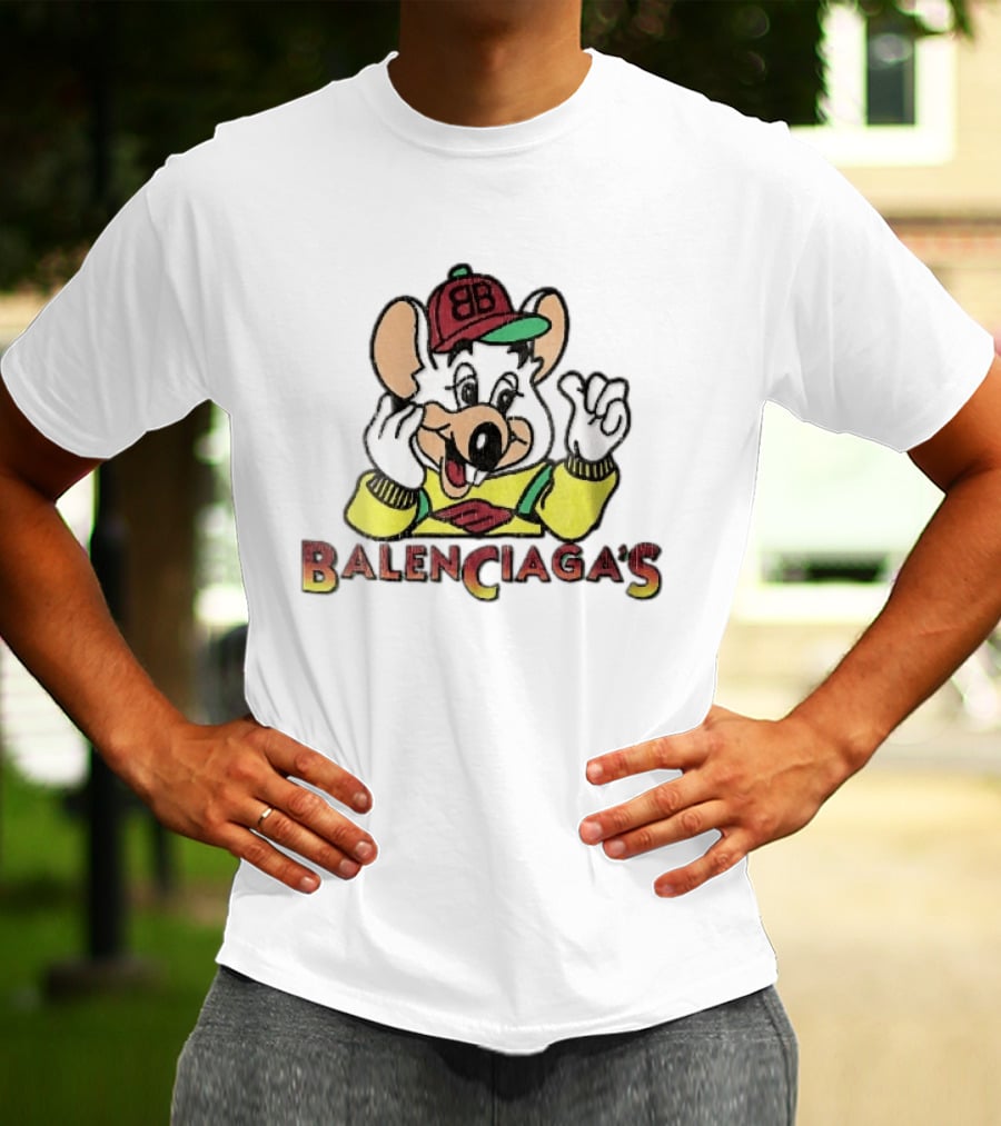 Balenciagas BB Mouse Cap Distressed T-Shirt