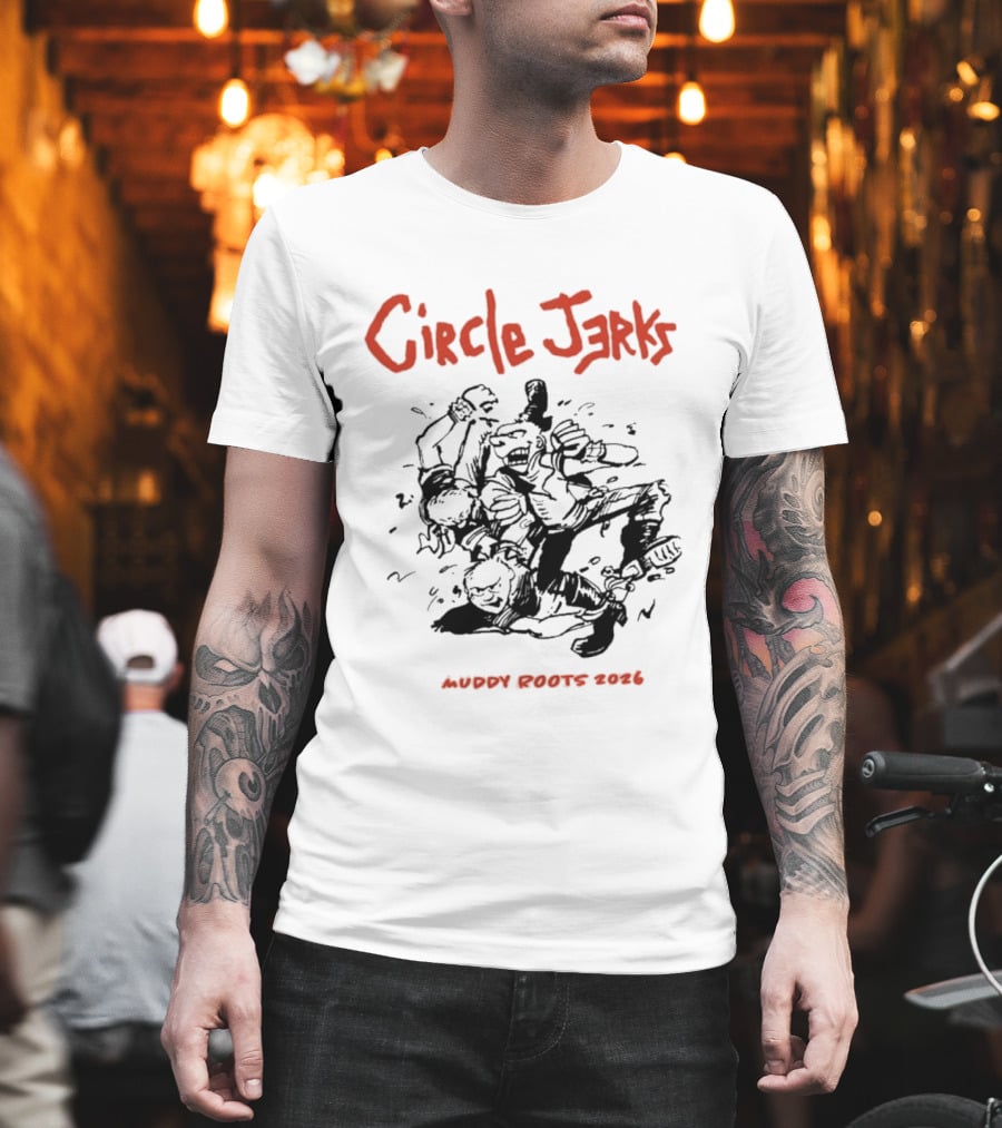 Circle Jerks Muddy Roots 2026 September Festival Exclusive T-Shirt