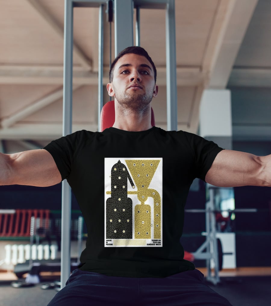 Angine De Poitrine Tournée Des États Unis D'Amérique MMXXVI Tour Music Limited T-Shirt