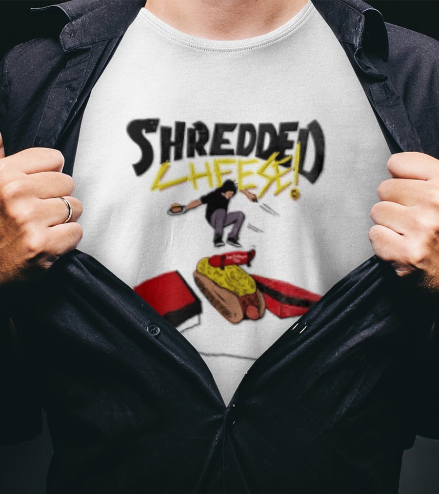 Shredded Cheese Chili Skateboard Camp Washington T-Shirt