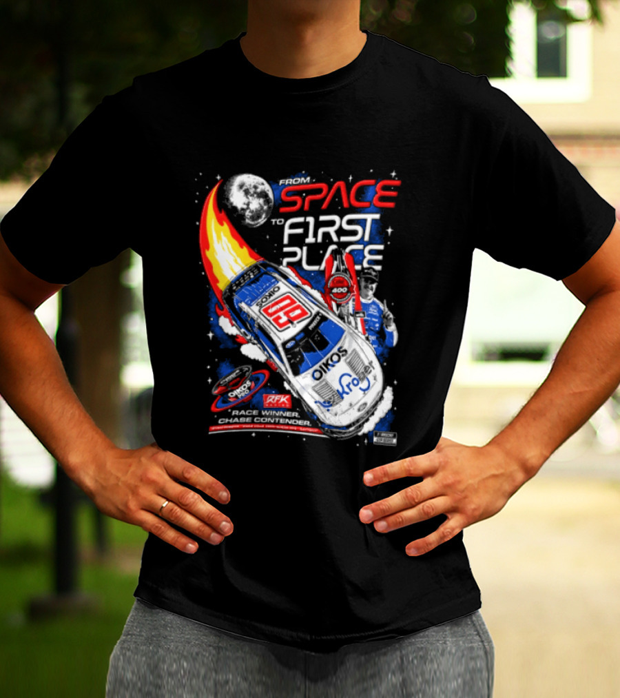 Space To First Place Daytona RFK Racing 2023 NASCAR Win T-Shirt