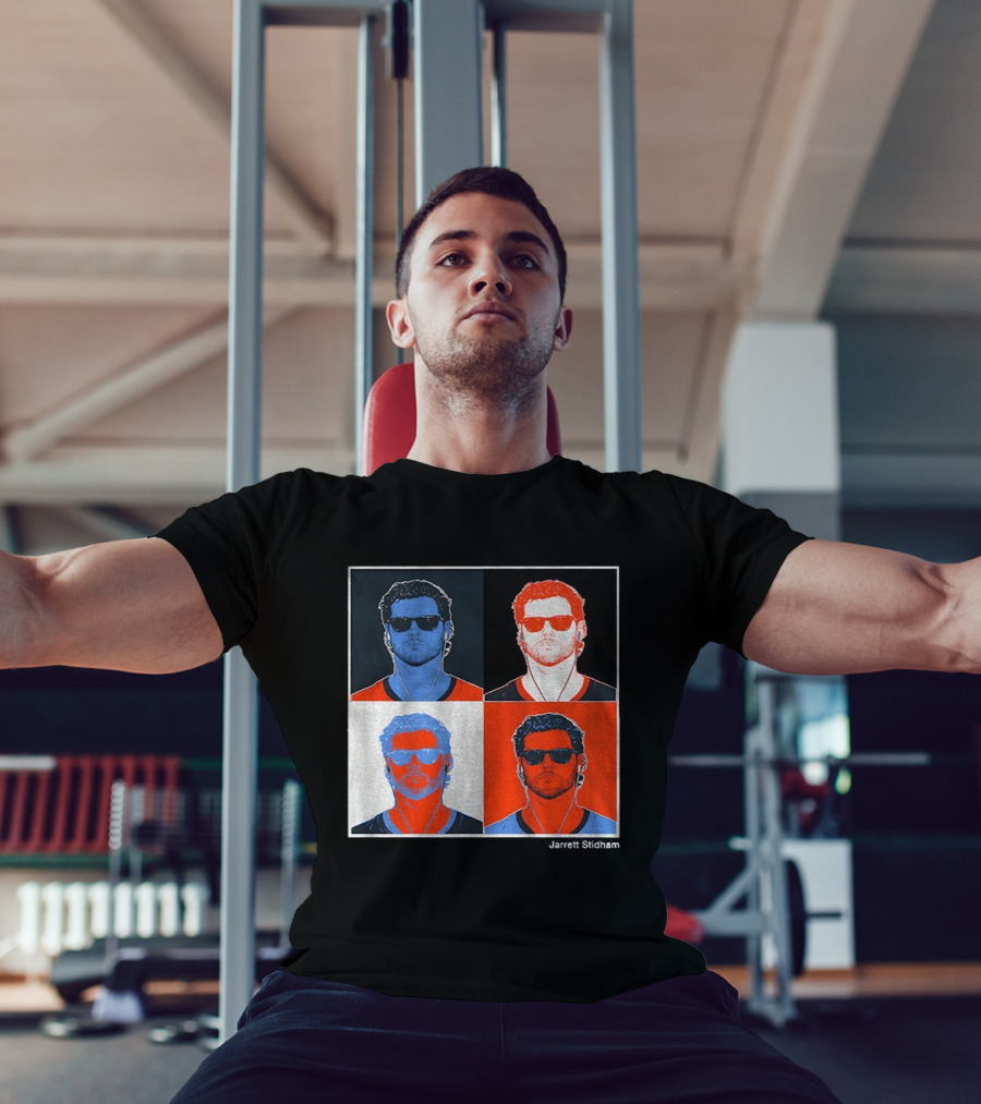 Jarrett Stidham Pop Art Denver Broncos Football Player T-Shirt