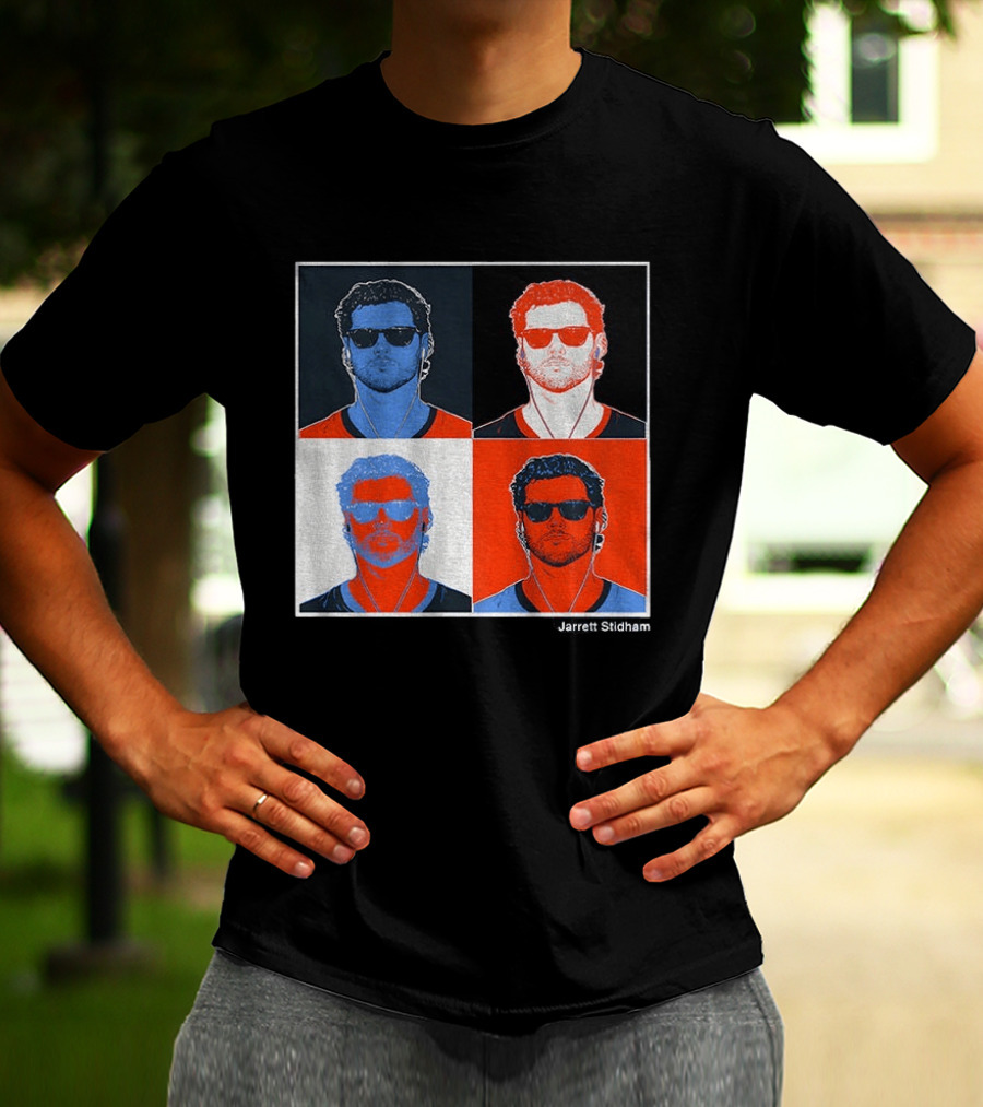 Jarrett Stidham Pop Art Denver Broncos Football Player T-Shirt