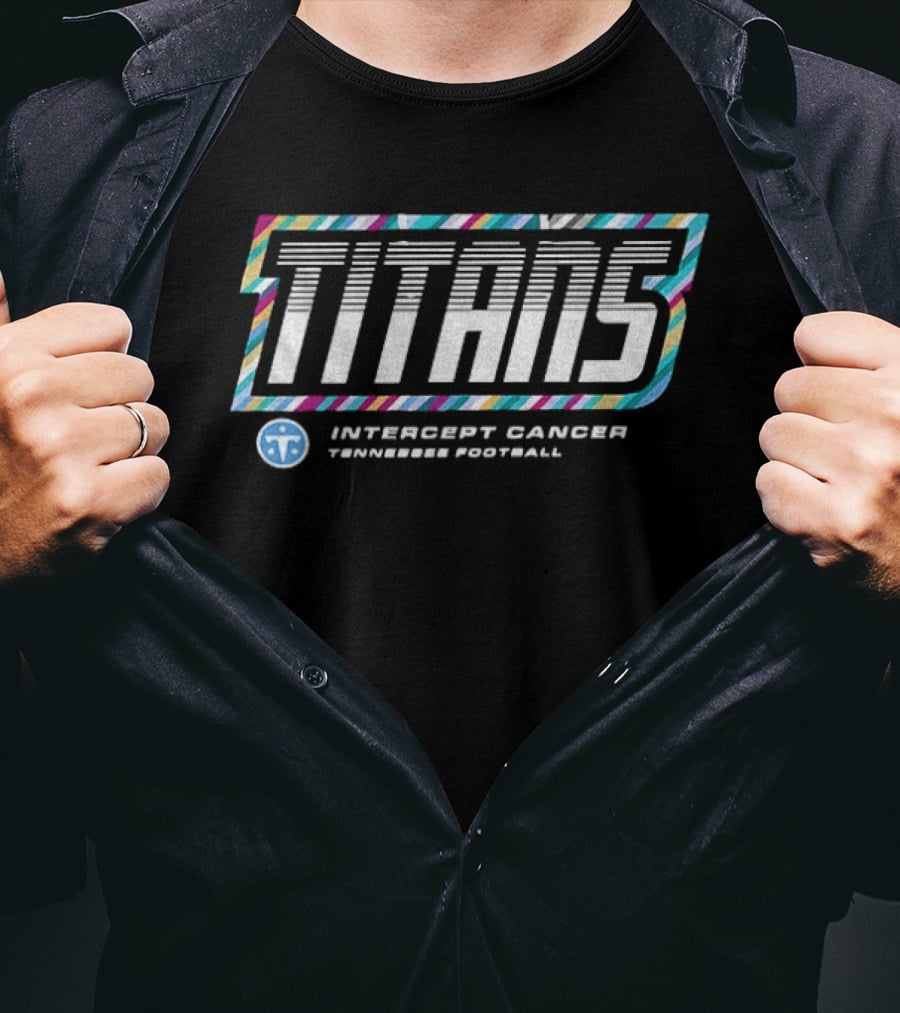 Tennessee Titans Intercept Cancer 2026 Crucial Catch Tennessee Football T-Shirt