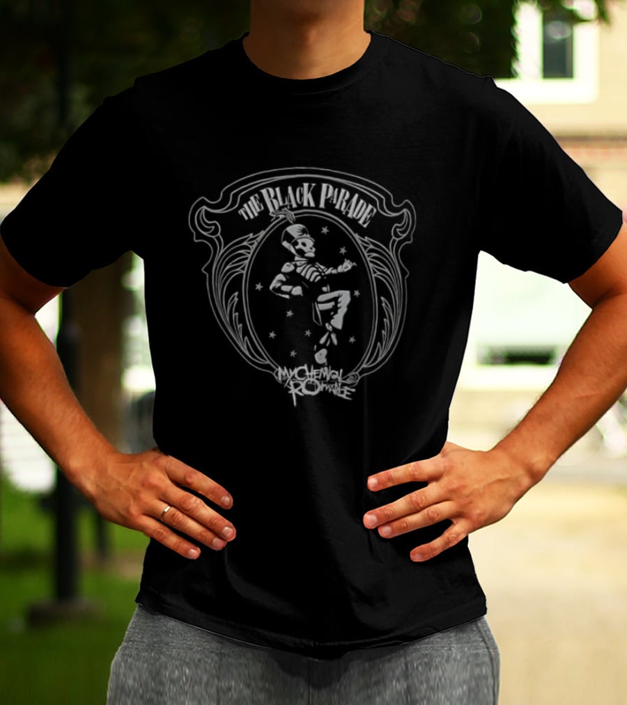 The Black Parade Skeleton Marching My Chemical Romance T-Shirt
