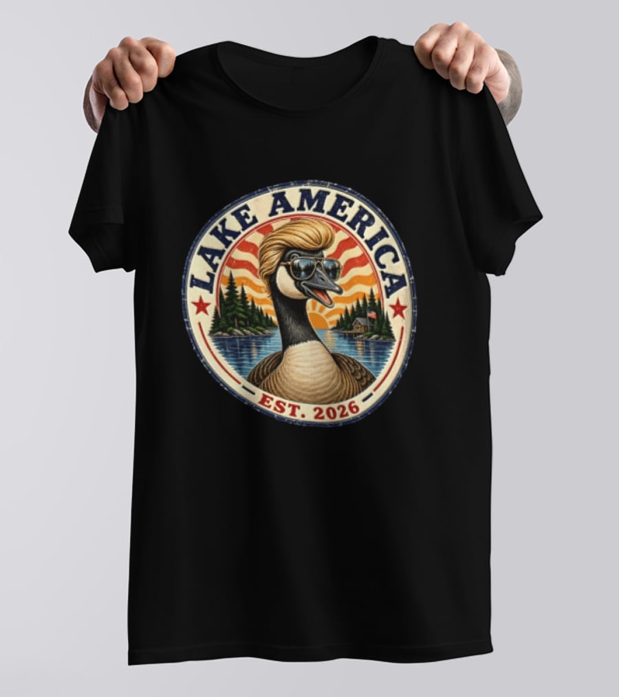 Lake America Goose Est. 2026 Outdoor Adventure T-Shirt