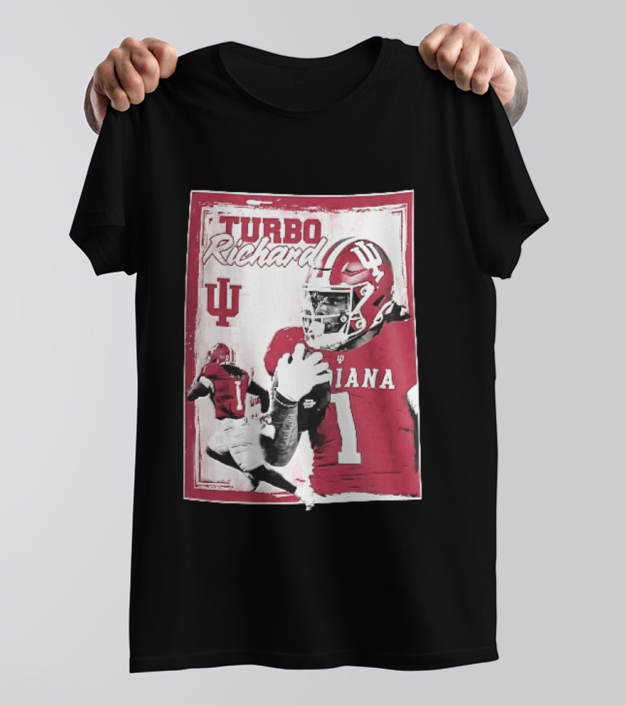 Turbo Richard Indiana Football Player IU Sports Helmets T-Shirt