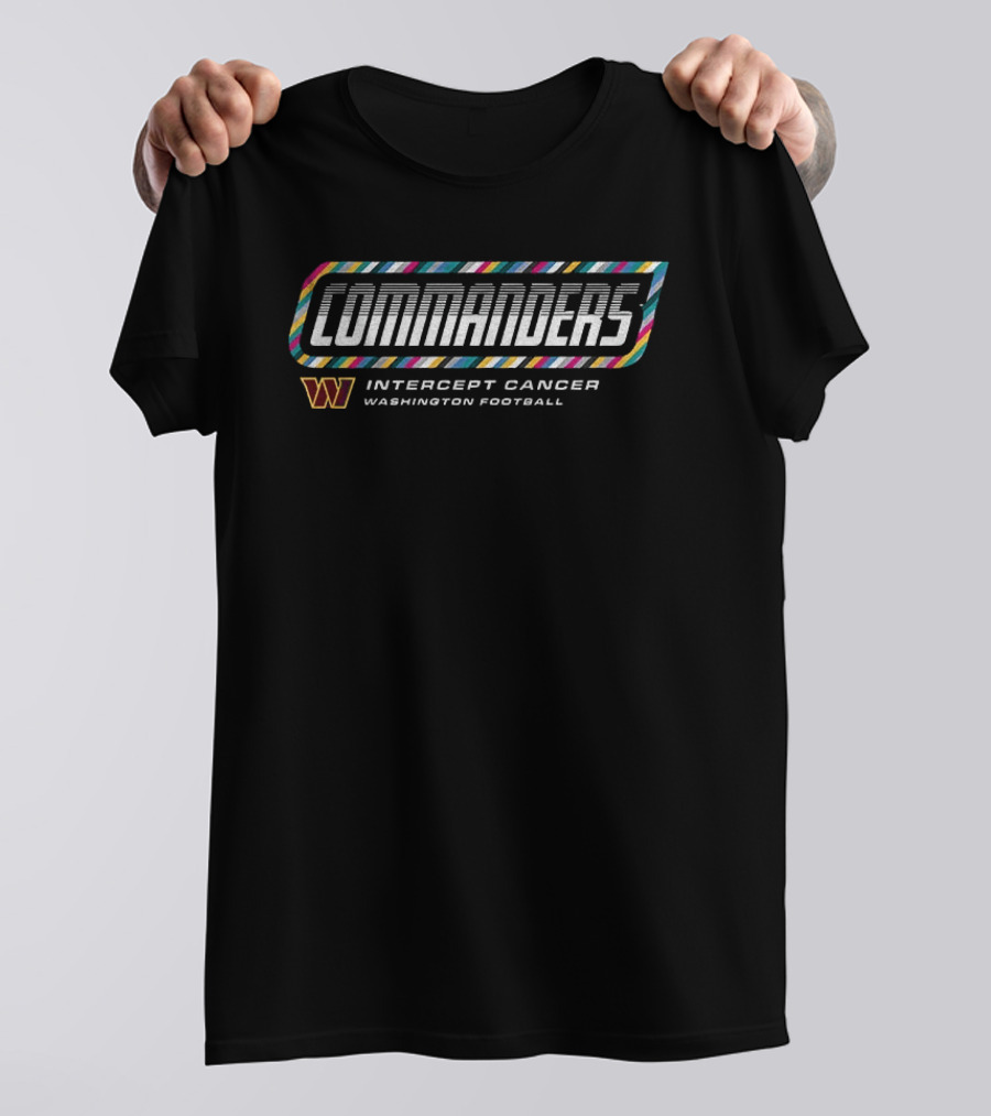 Washington Commanders Intercept Cancer Washington Football 2026 Crucial Catch T-Shirt