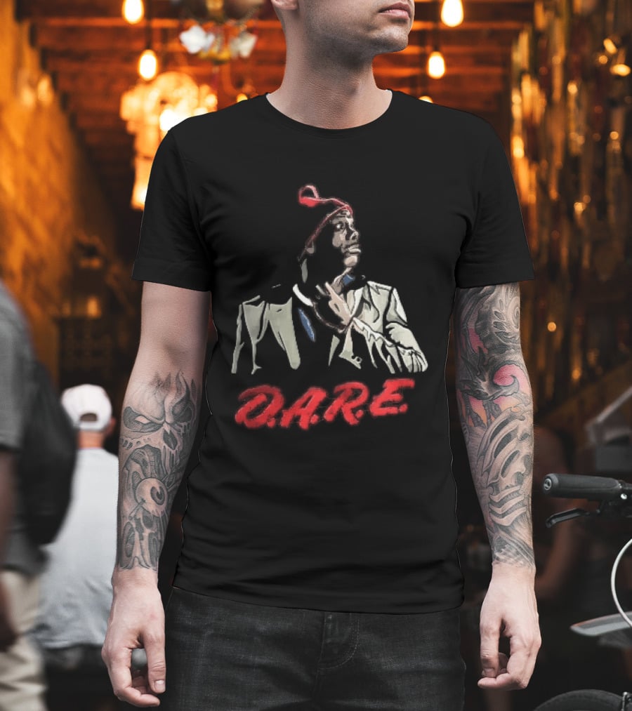 Tyrone Biggums D.A.R.E. Red Beanie Caricature T-Shirt