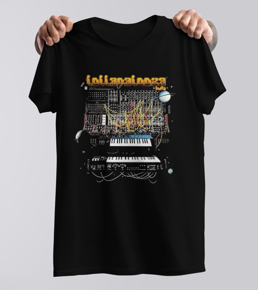 Lollapalooza India 2027 The Original Synth Keyboard Planet T-Shirt
