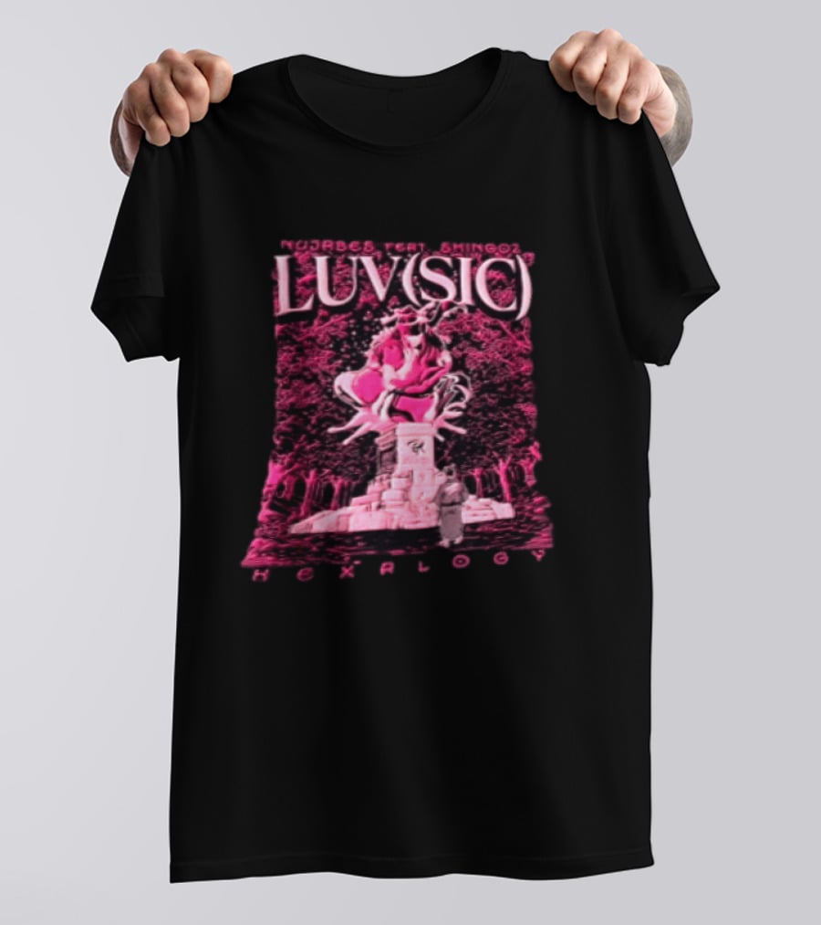 Nujabes Feat Shing02 Luv Sic Hexalogy Pink Statue Visual T-Shirt