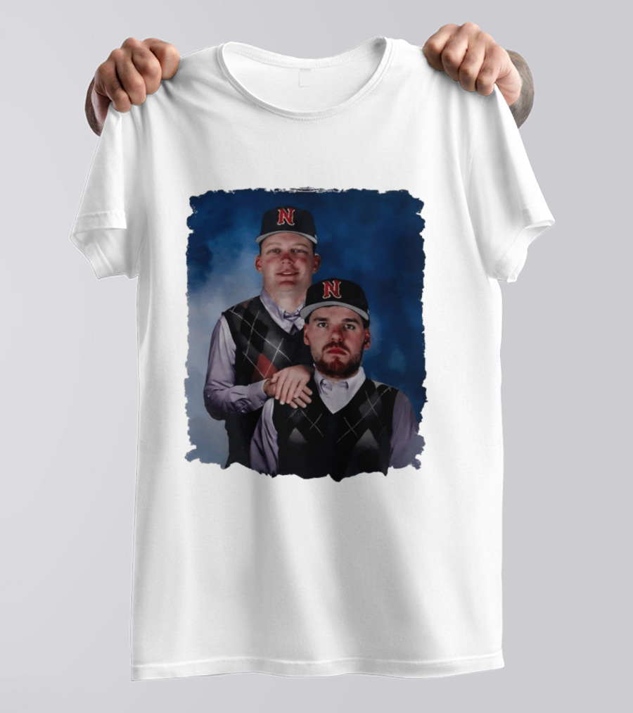 Brock Wilken And Luke Step Brothers N Cap Baseball T-Shirt