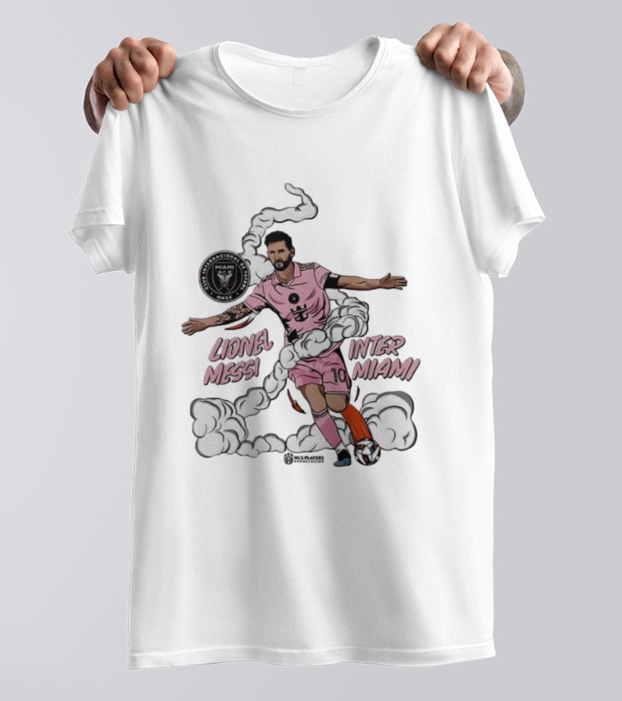 Lionel Messi Inter Miami CF 10 Soccer Player Pose MLS T-Shirt