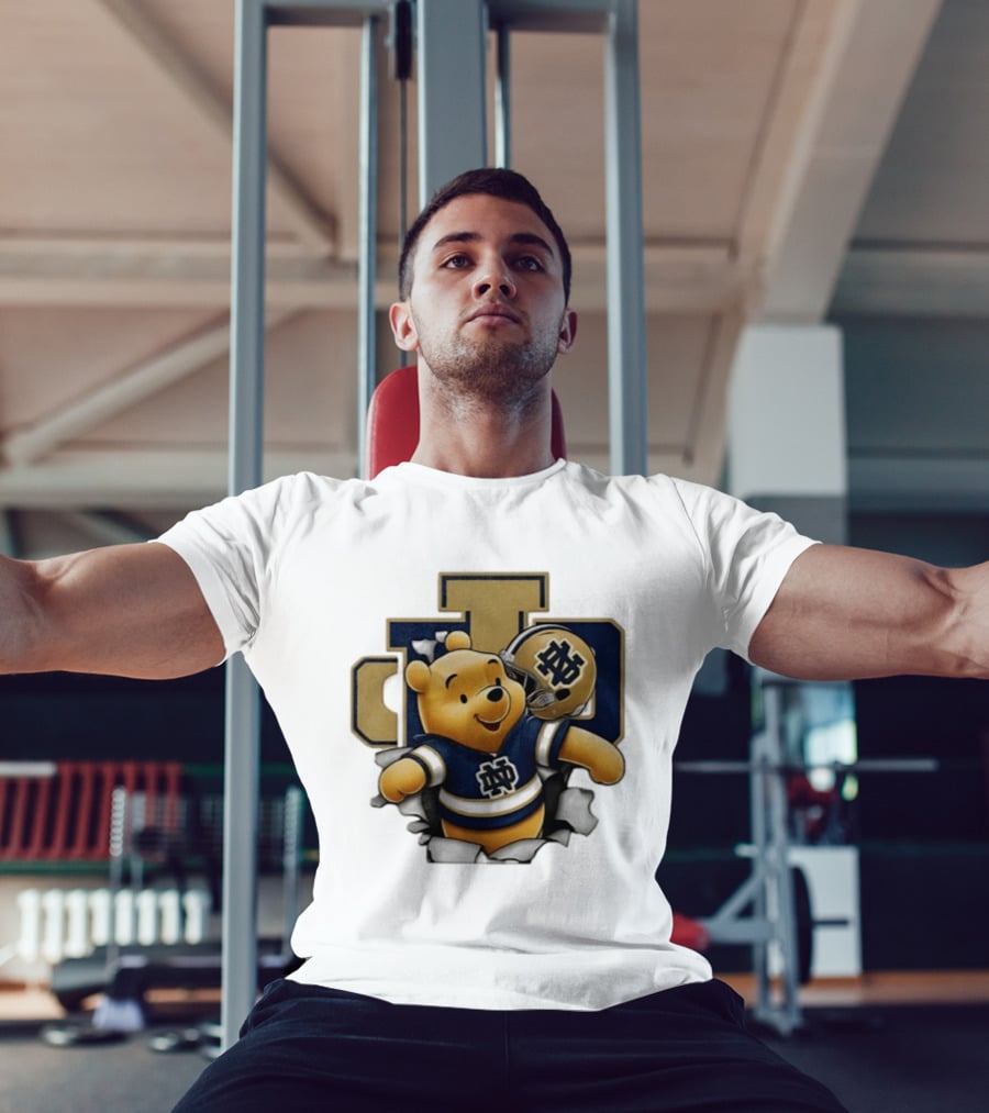 Notre Dame Fighting Irish Winnie The Pooh Football Fan Gear T-Shirt