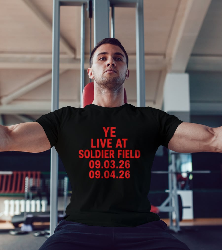 Ye Live At Soldier Field September 3 4 2026 Concert T-Shirt