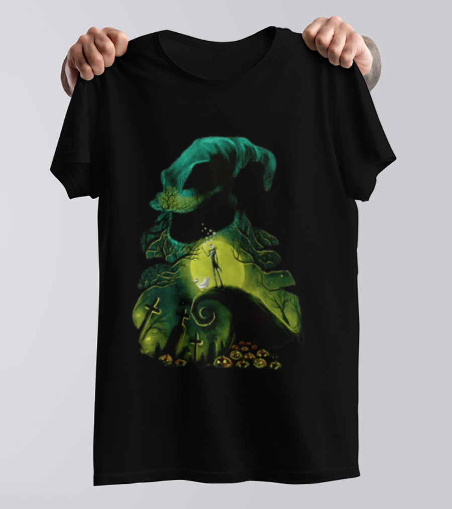 Boogie Nights Jack Skellington Halloween Graveyard Scene T-Shirt