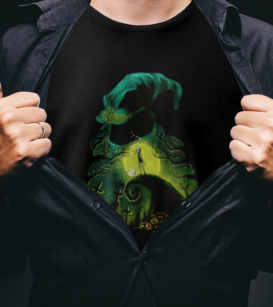 Boogie Nights Jack Skellington Halloween Graveyard Scene T-Shirt