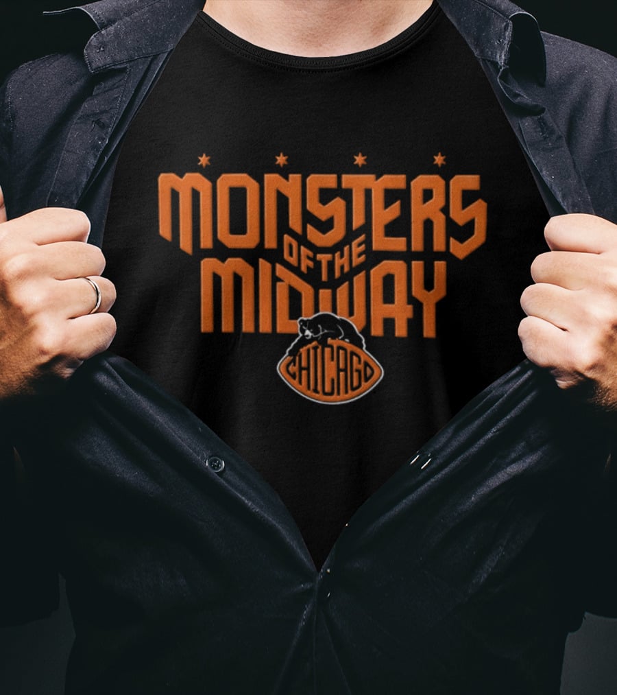 Monsters Of The Midway Chicago Bears 2026 Rivalries T-Shirt