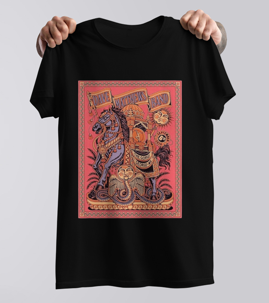 Dave Matthews Band Gorge WA Event September 6 Night 3 At The Gorge George WA T-Shirt