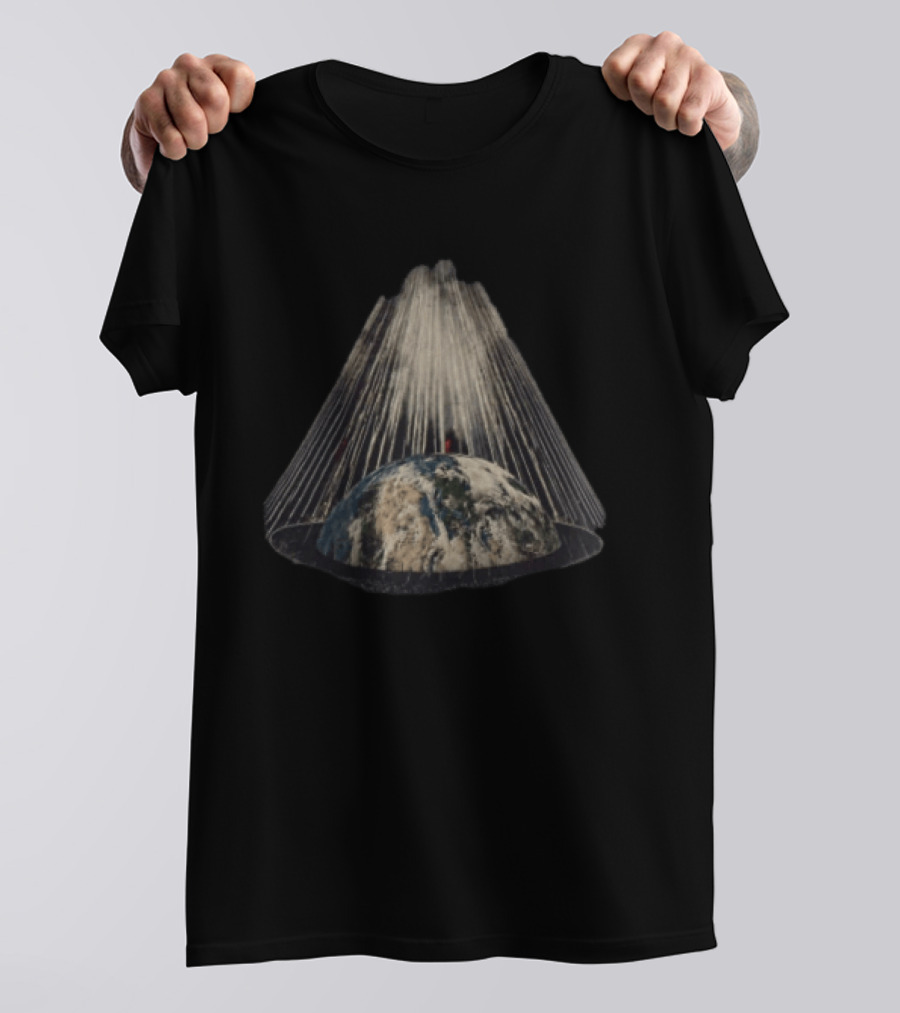 Kanye West Concert Tour Earth Graphic Visual T-Shirt