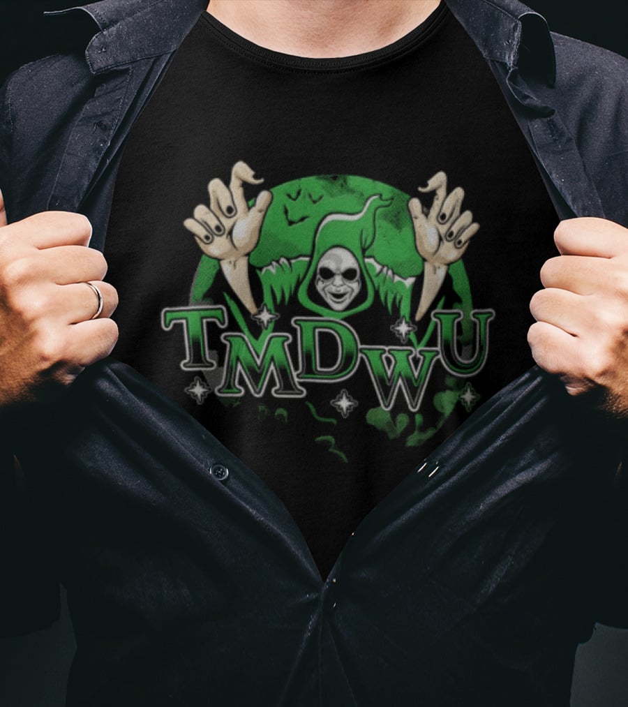 TMDWU Ghost Halloween Paranormal Hands And Haunting Spirit T-Shirt